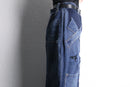 ''Re:make''buggy dark blue denim pants