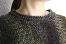 “BACHRACH”textured multicolor 3D knit