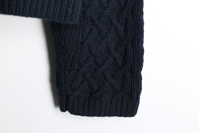 "Calvin Klein" black roll neck cotton knit