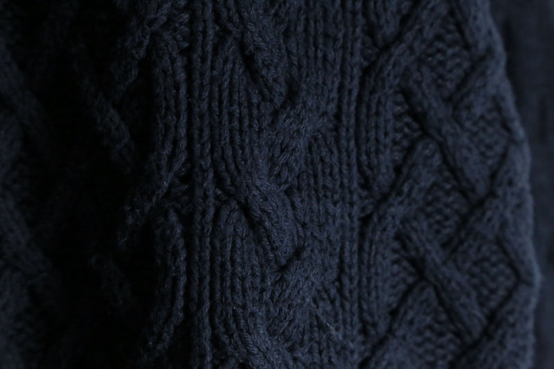 "Calvin Klein" black roll neck cotton knit