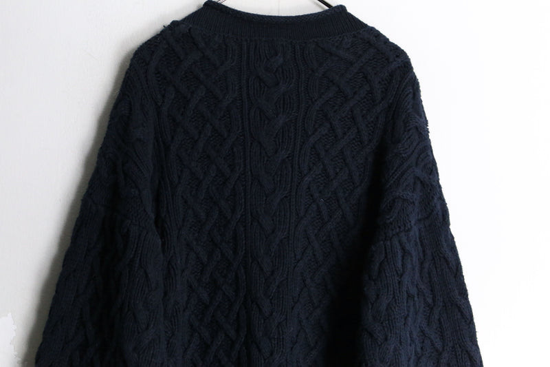 "Calvin Klein" black roll neck cotton knit