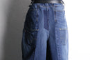 ''Re:make''buggy dark blue denim pants