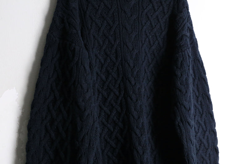 "Calvin Klein" black roll neck cotton knit