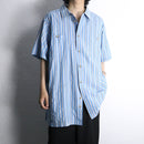 "KING SIZE" striped s/s shirt