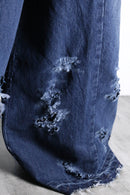 ''Re:make''buggy dark blue denim pants