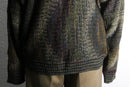 “BACHRACH”textured multicolor 3D knit