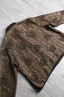 reversible ethnic jacquard box jacket