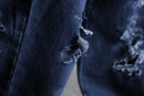''Re:make''buggy dark blue denim pants