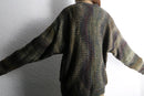 “BACHRACH”textured multicolor 3D knit