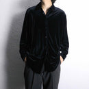 black velour L/S shirt