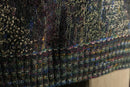 “BACHRACH”textured multicolor 3D knit