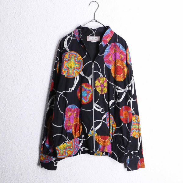 art puttern stand collar jaket