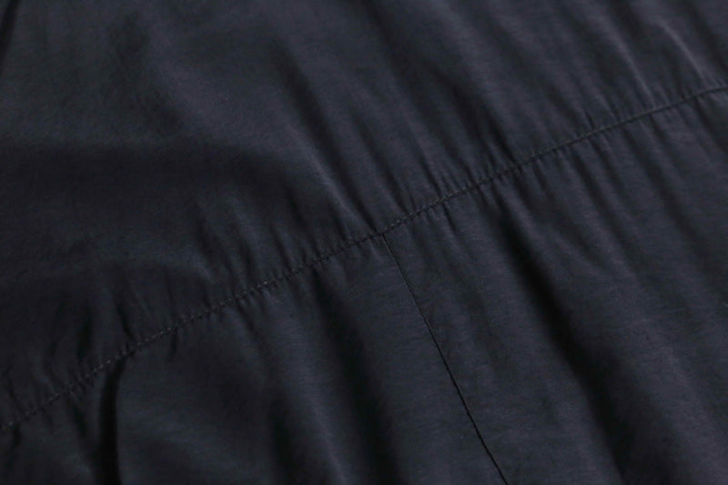 viscose× polyamide zip up blouson