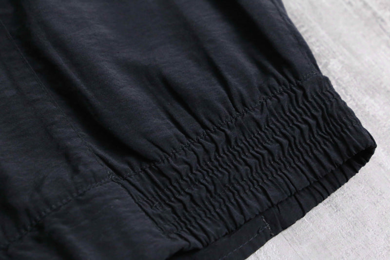 viscose× polyamide zip up blouson
