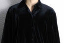 black velour L/S shirt