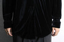 black velour L/S shirt