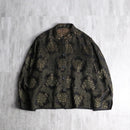 reversible ethnic jacquard box jacket