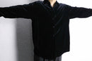 black velour L/S shirt