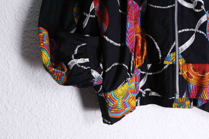 art puttern stand collar jaket