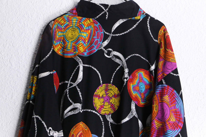 art puttern stand collar jaket