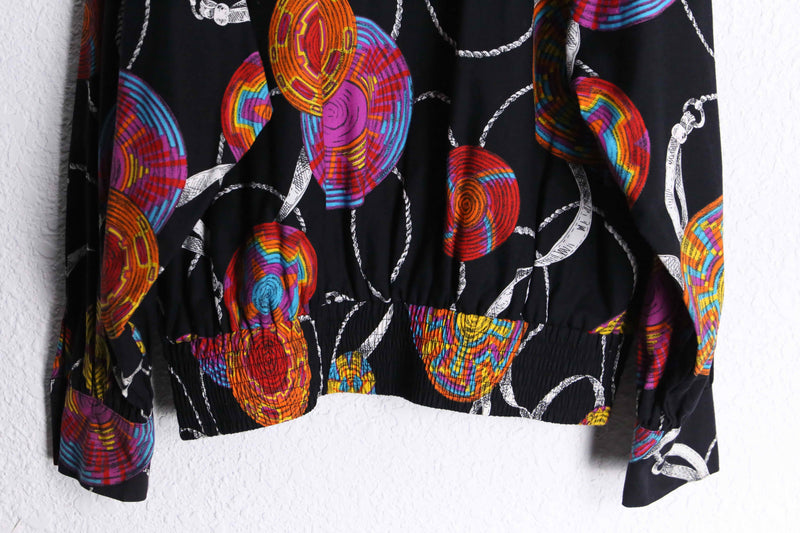 art puttern stand collar jaket