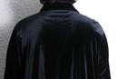 black velour L/S shirt