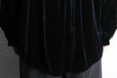 black velour L/S shirt