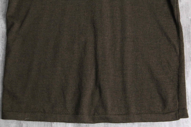 "Yves Saint Laurent" brown knit cardigan