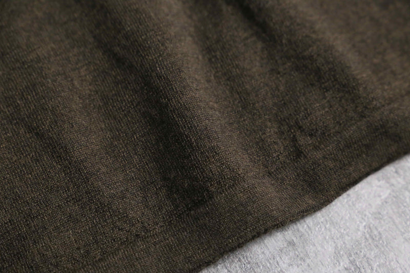 "Yves Saint Laurent" brown knit cardigan