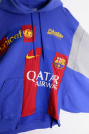 "Re:make" docking loose size silhouette hoodie