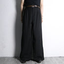 wide baggy two tuck slacks