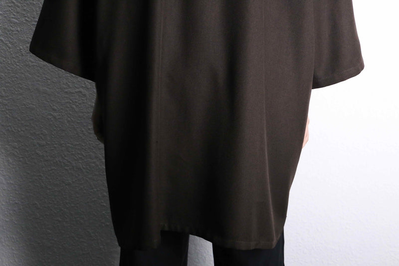 brown color knit switch s/s shirts