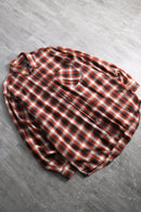 2000s cotton flannel ombre check shirt｜シャツの古着 詳細2