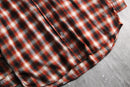2000s cotton flannel ombre check shirt｜シャツの古着 詳細4