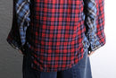 "Re:make" docking gather check shirt
