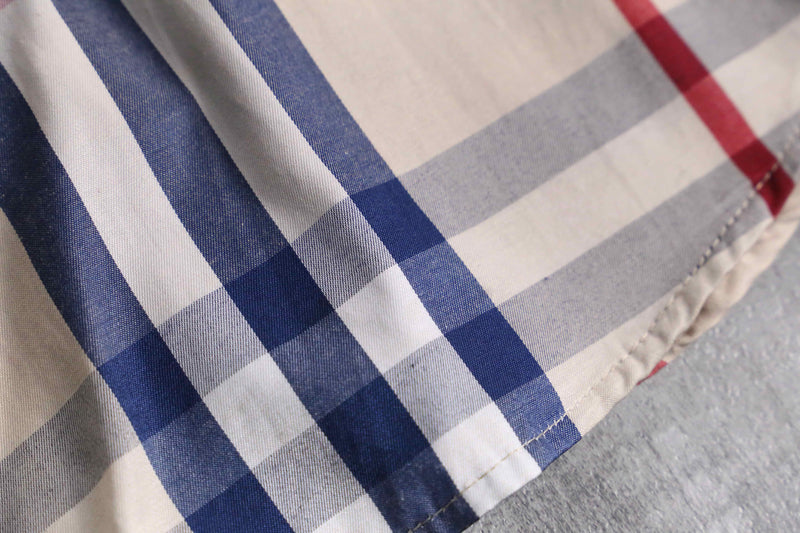 “BURBERRY” tartan check cotton shirt