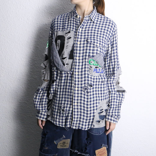 "Re:make" clash Tee docking design shirt