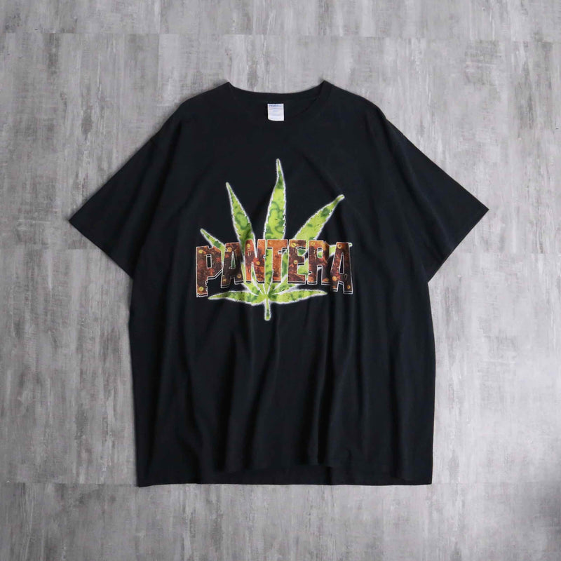 "PANTERA" Leaf Graphics print tee