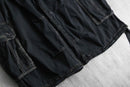 2000s black wide cargo shorts