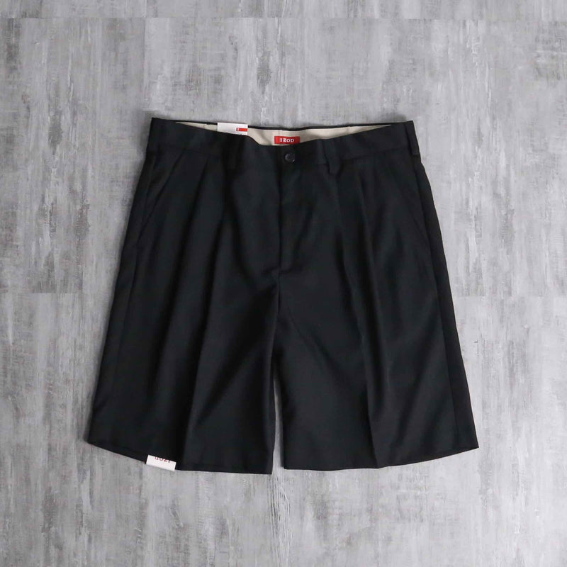"IZOD" dead stock black slacks short pants