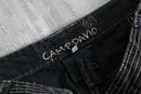2000s black wide cargo shorts