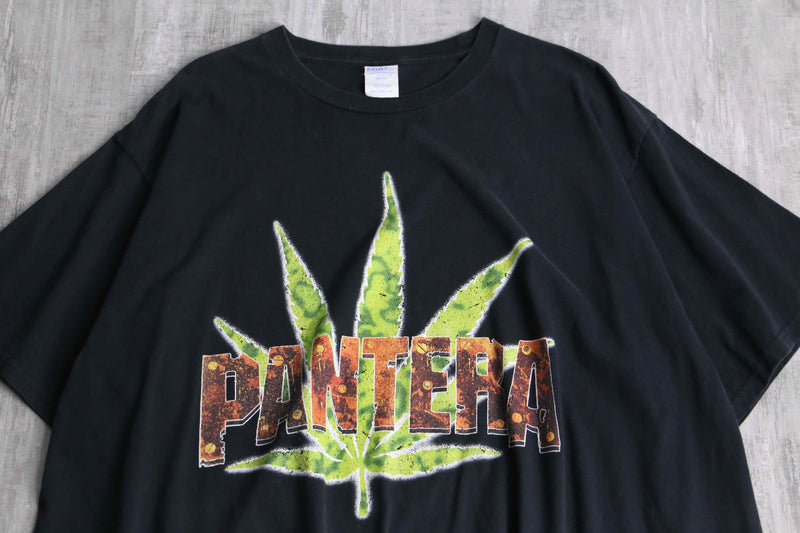 "PANTERA" Leaf Graphics print tee