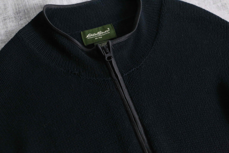 1990s Eddie Bauer half zip cotton knit