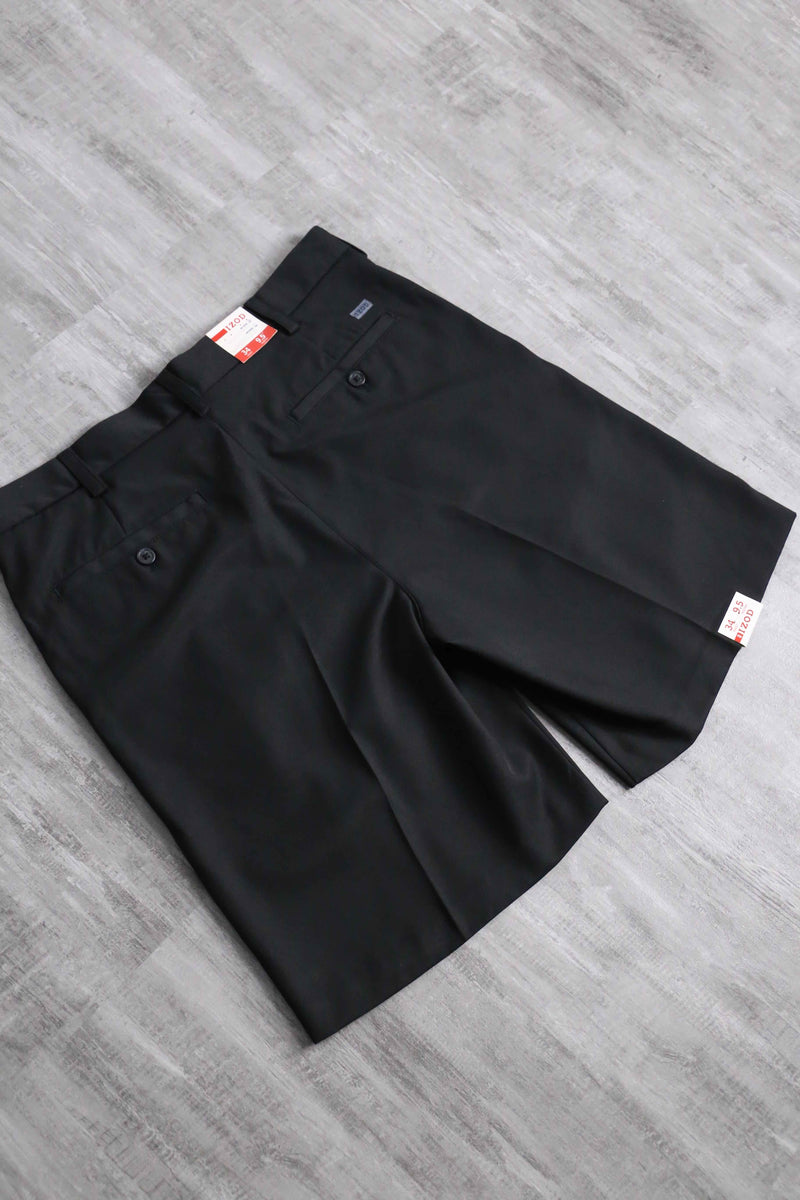 "IZOD" dead stock black slacks short pants