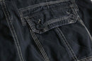 2000s black wide cargo shorts