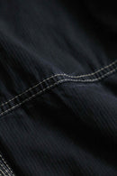 2000s black wide cargo shorts