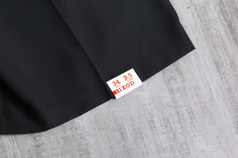"IZOD" dead stock black slacks short pants