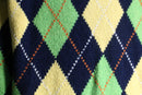 “Polo by Ralph Lauren” argyle check cotton cashmere knit