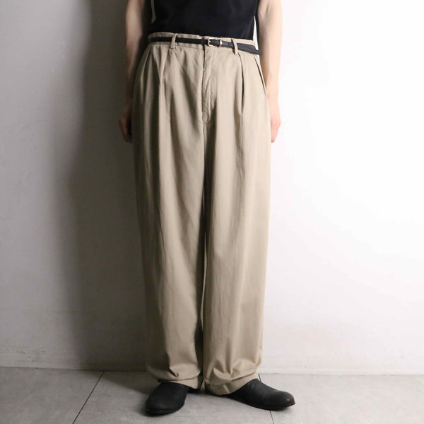 "Polo by RL" beige color cotton straight trousers