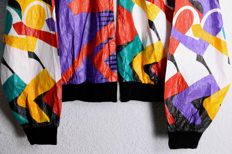 1990s all over pattern tyvek jacket